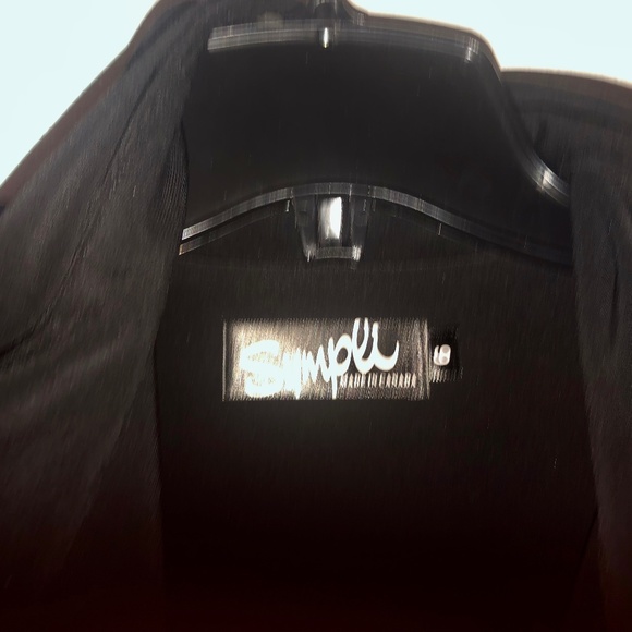 Sympli beautiful black jacket with ruched detailing - Picture 7 of 8